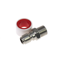 High Pressure 3/8" Male Plug to 3/8" Male BSP Thread
