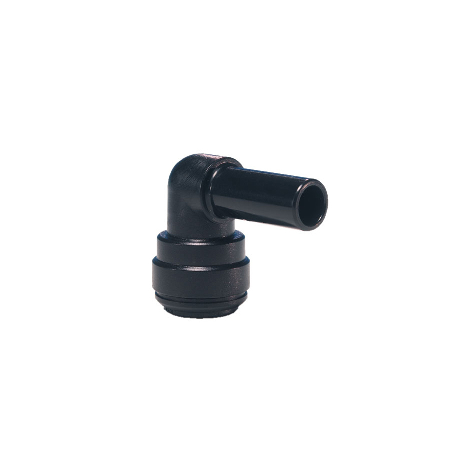 John Guest Equal Elbow - Gomito A T Per Tubo OD 1/4" (10,2 Mm), Raccordo In Acetalico, FDA