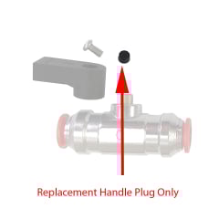 Replacement Plug for Push-Fit Flow Valve Handle