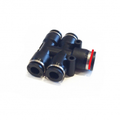 4 Way Push-Fit T-Connector 