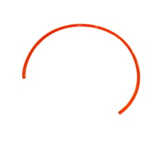 8mm PU Orange Hose for Carbon Goosenecks